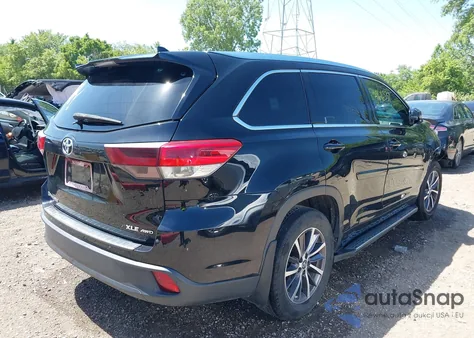 2017 Toyota Highlander Xle из США, поврежденный, VIN 5TDJZRFH2HS436840